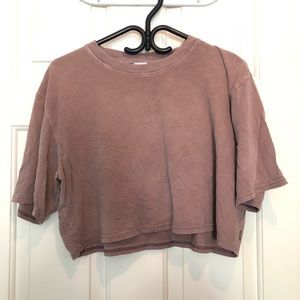 TNA cropped oversized T-shirt